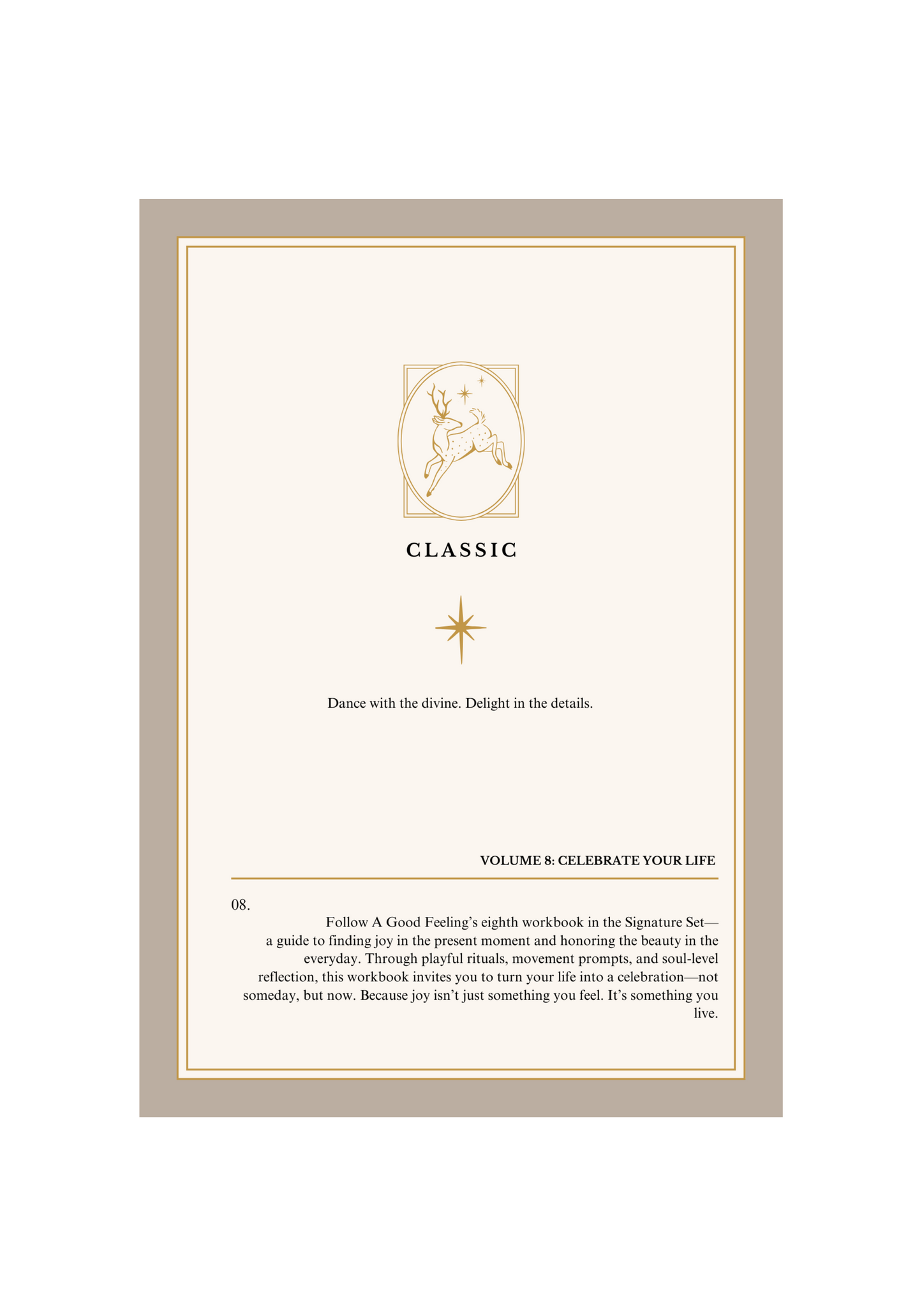 Celebrate Your Life Workbook
