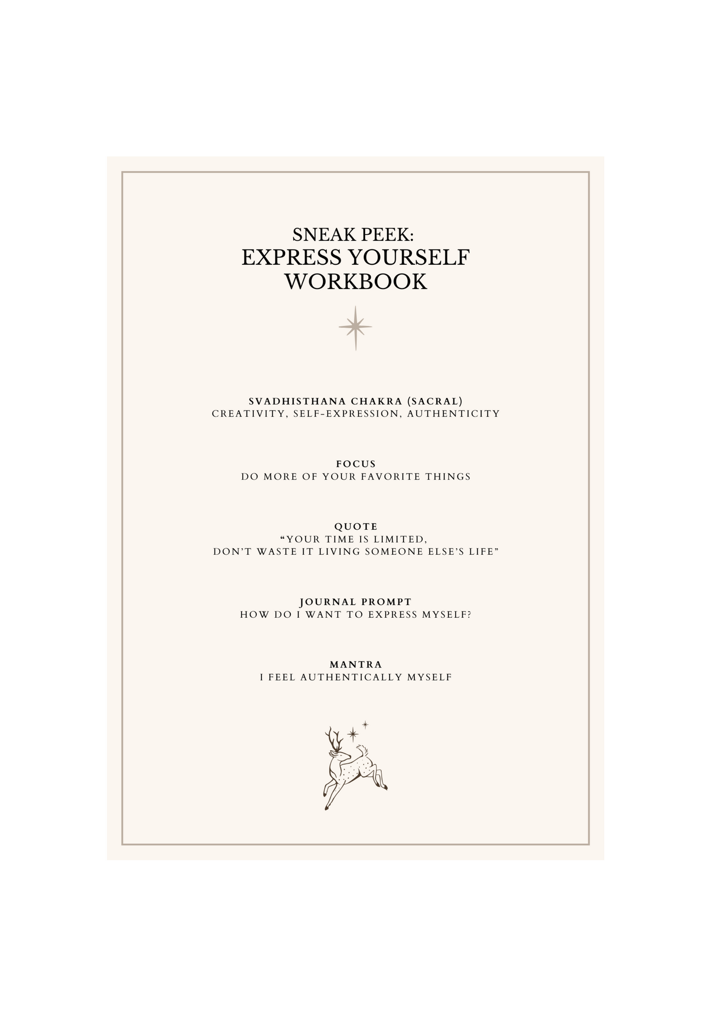 Express Yourself Workbook