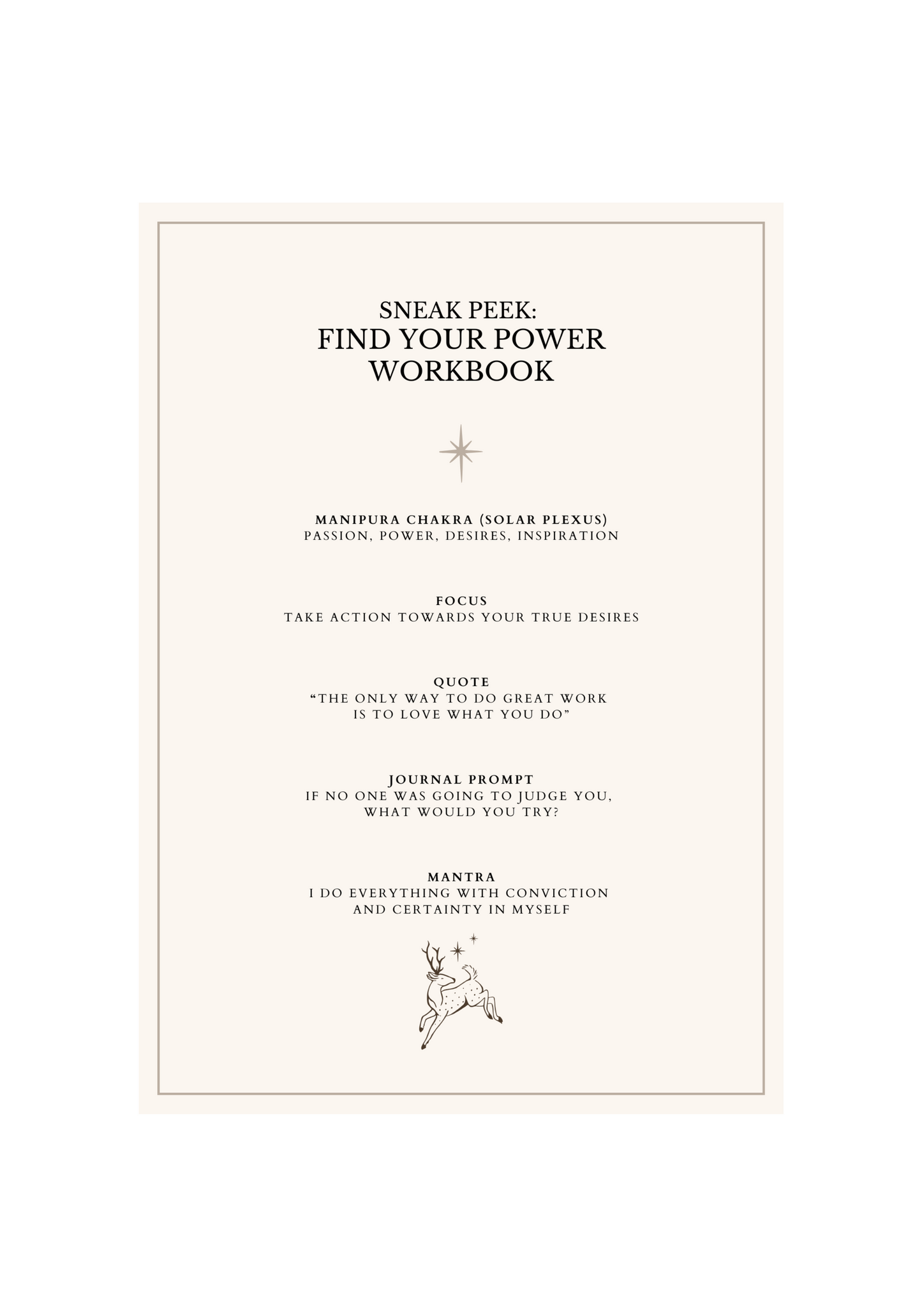 Find Your Power Workbook