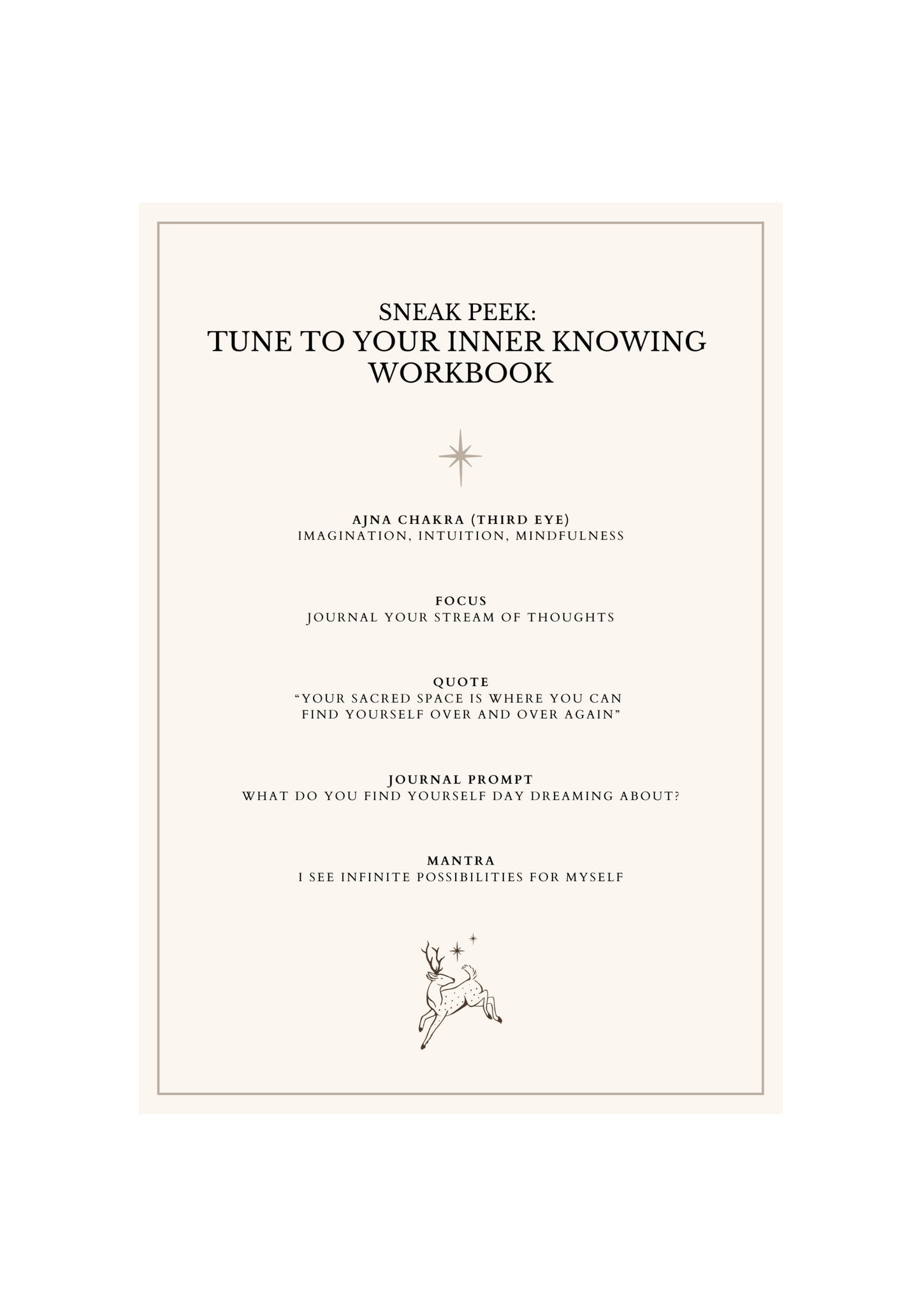 Tune to Your Inner Knowing Workbook