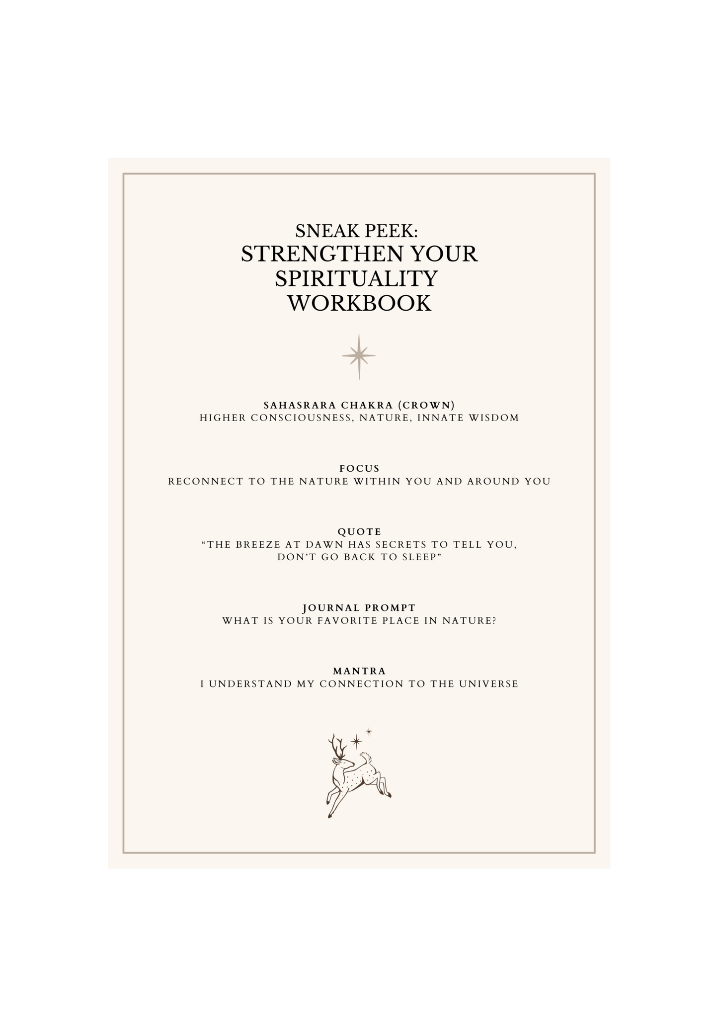 Strengthen Your Spirituality Workbook