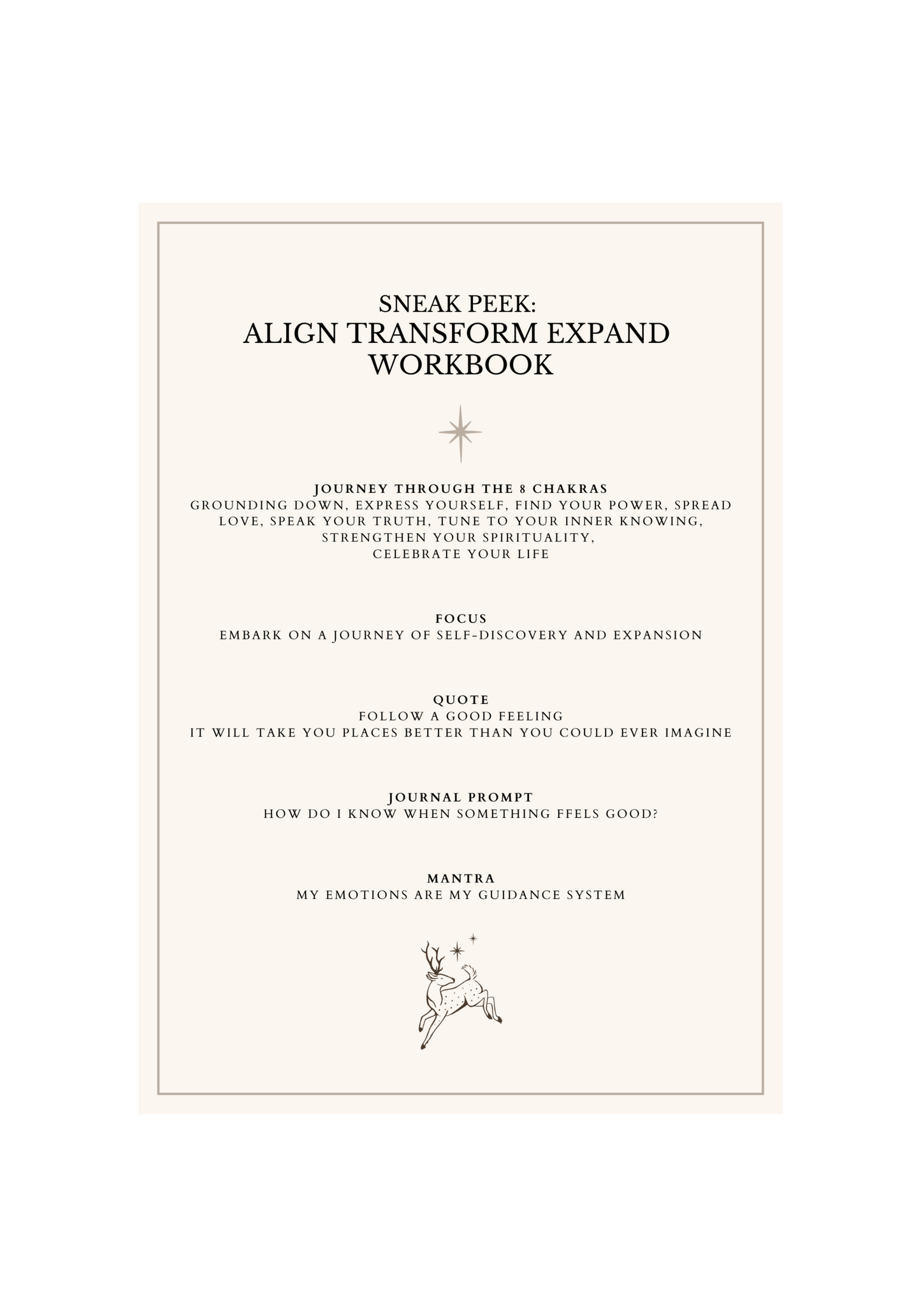 The Full Program: Align Transform Expand Workbook