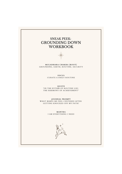 Grounding Down Workbook