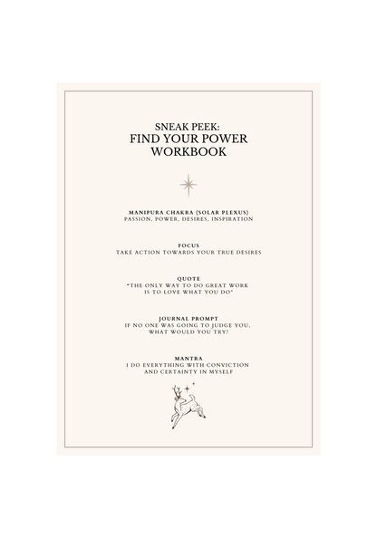Find Your Power Workbook