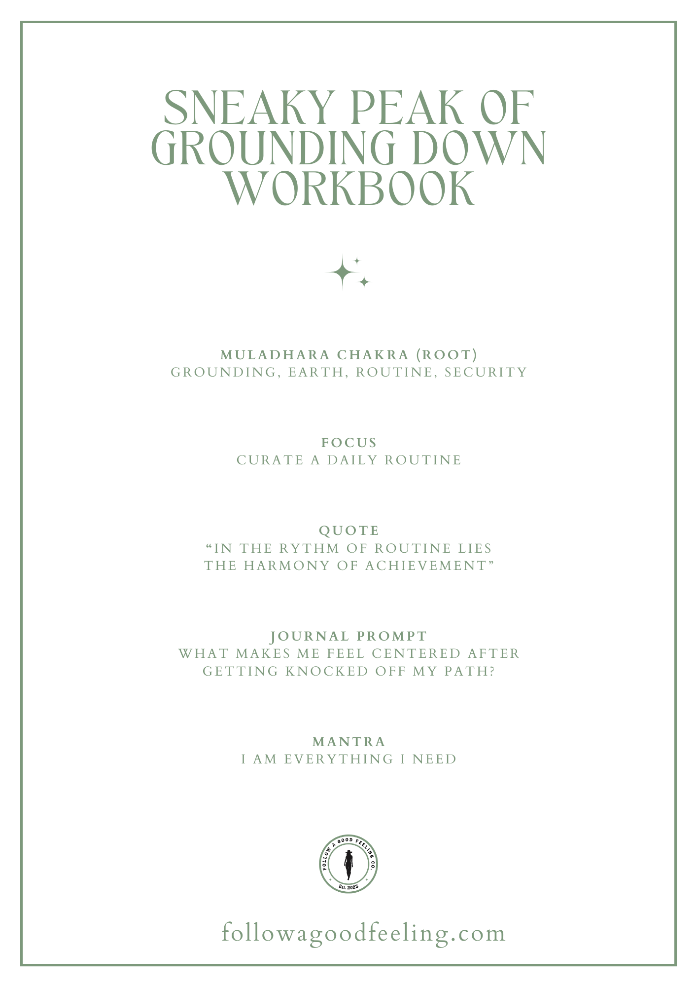 1. Grounding Down Workbook