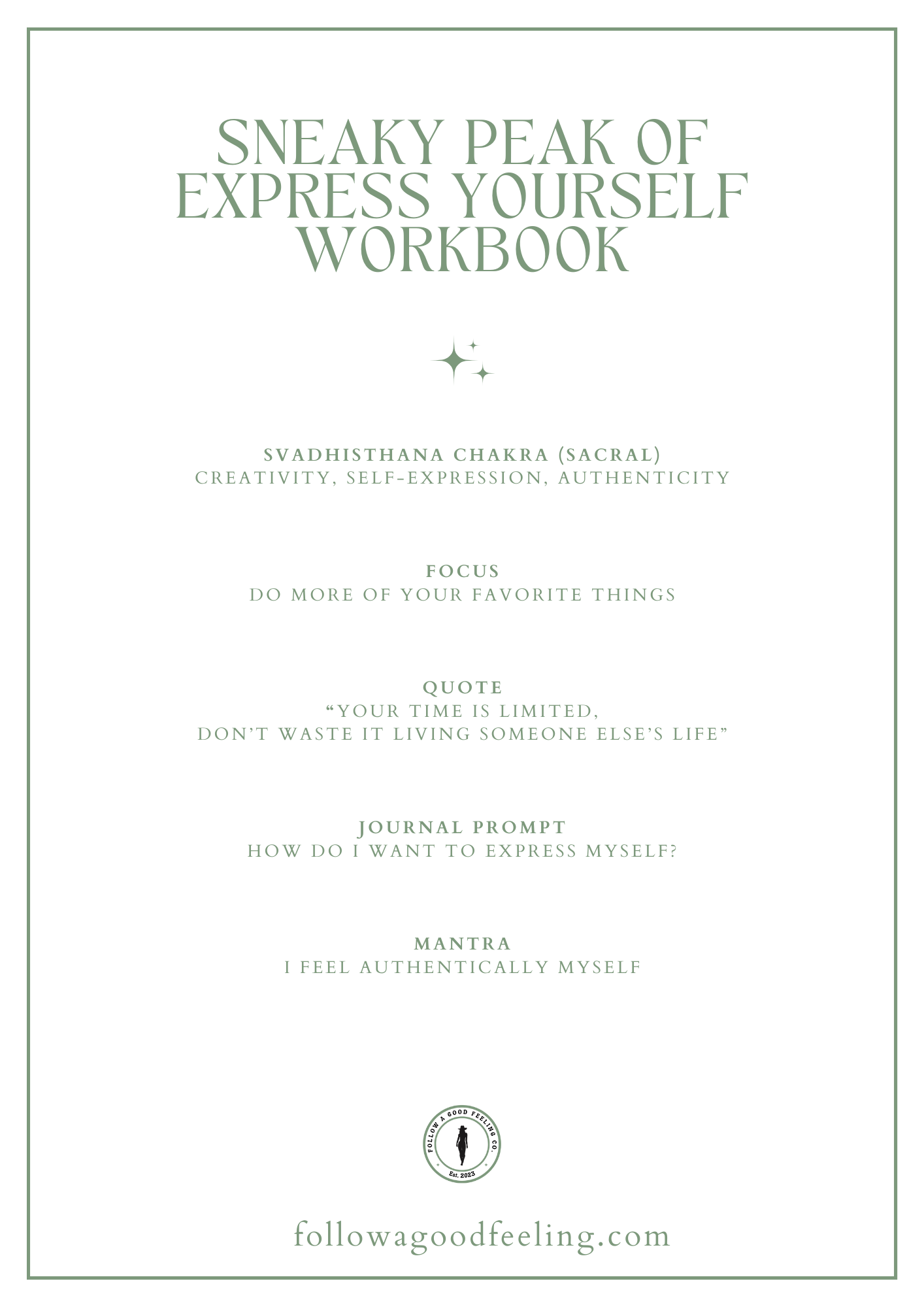 2. Express Yourself Workbook