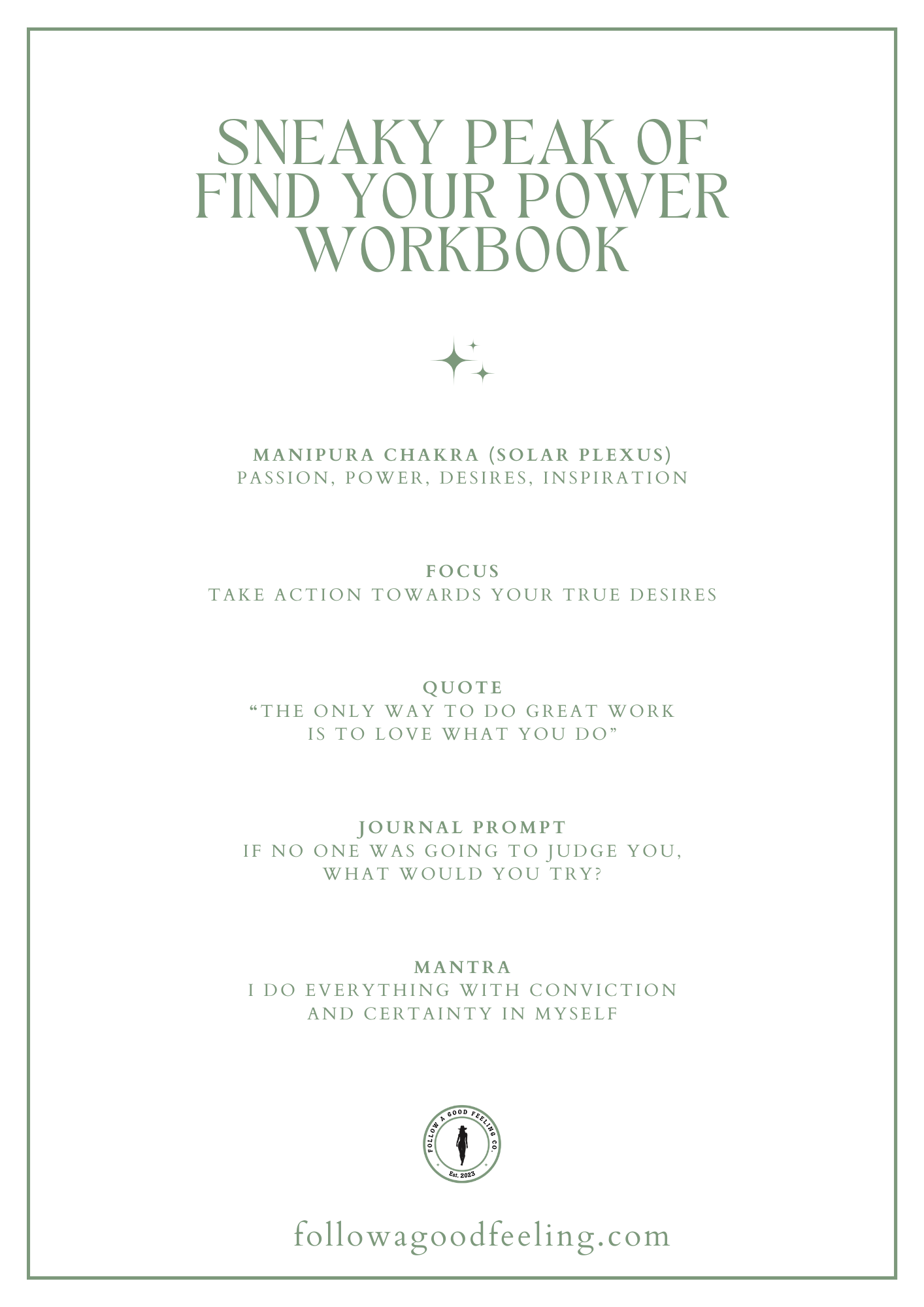 3. Find Your Power Workbook