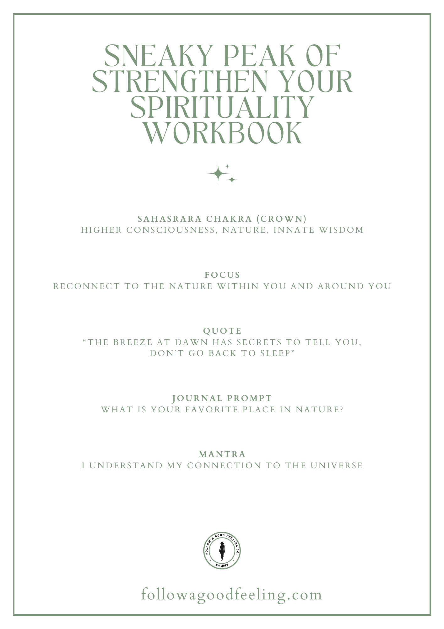 7. Strengthen Your Spirituality Workbook