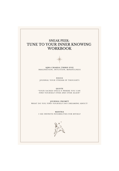 Tune to Your Inner Knowing Workbook