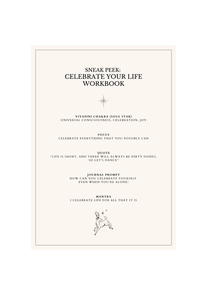 Celebrate Your Life Workbook
