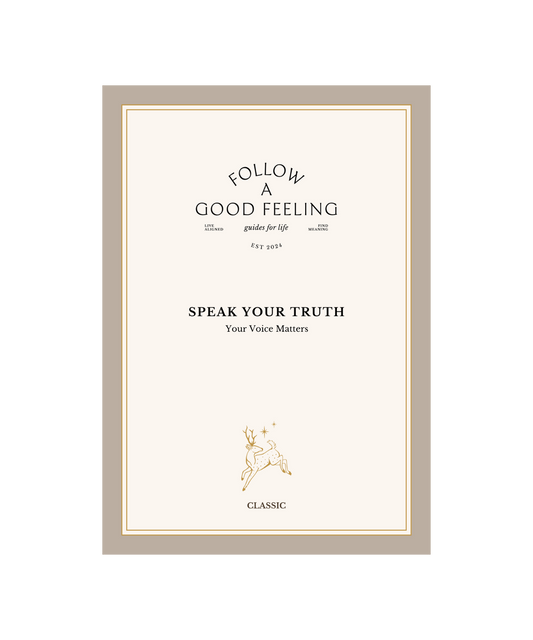 Speak Your Truth Workbook